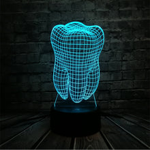 Load image into Gallery viewer, 3D Tooth Lamp