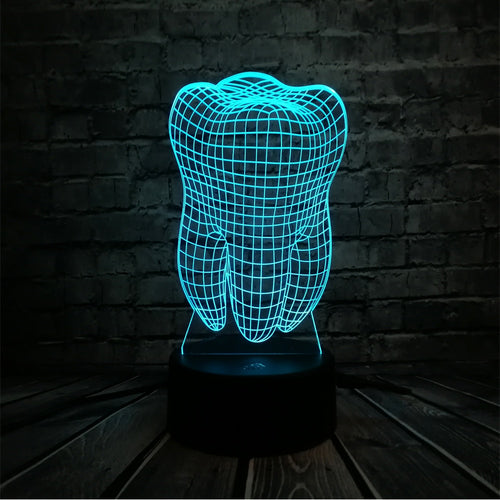 3D Tooth Lamp