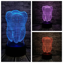 Load image into Gallery viewer, 3D Tooth Lamp