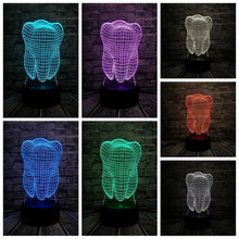 Load image into Gallery viewer, 3D Tooth Lamp