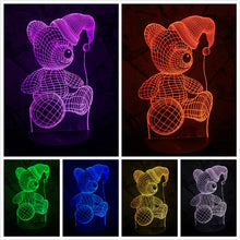 Load image into Gallery viewer, Teddy Bear Love Lamp