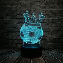 Load image into Gallery viewer, Soccer Crown Lamp