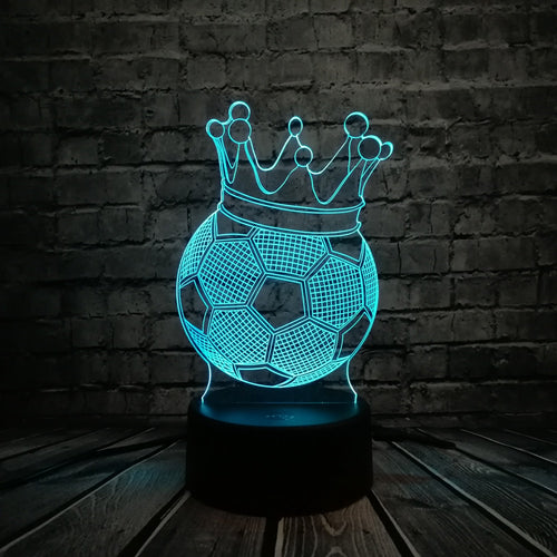 Soccer Crown Lamp