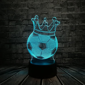 Soccer Crown Lamp