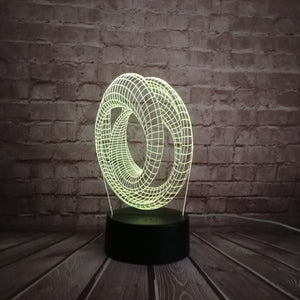 Double Annular Hollow Lamp