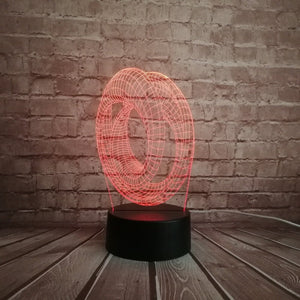 Double Annular Hollow Lamp