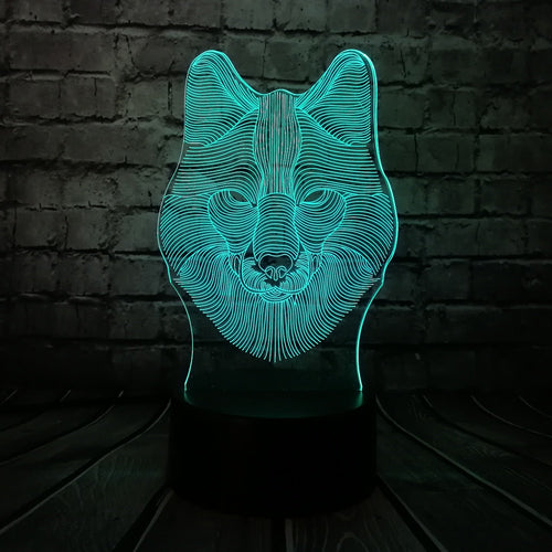 Wolf Lamp