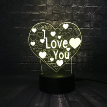 Load image into Gallery viewer, I Love You Lamp