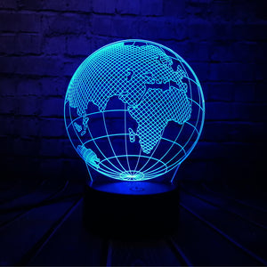 Earth Globe Lamp