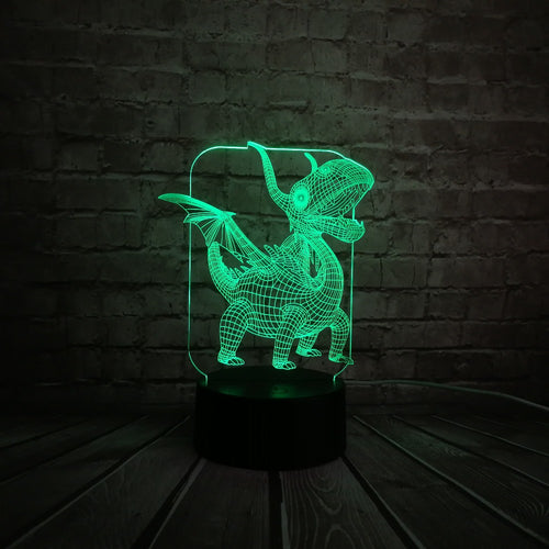 Dinosaur Drogan Lamp