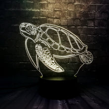 Load image into Gallery viewer, Swimming Turtle Lamp